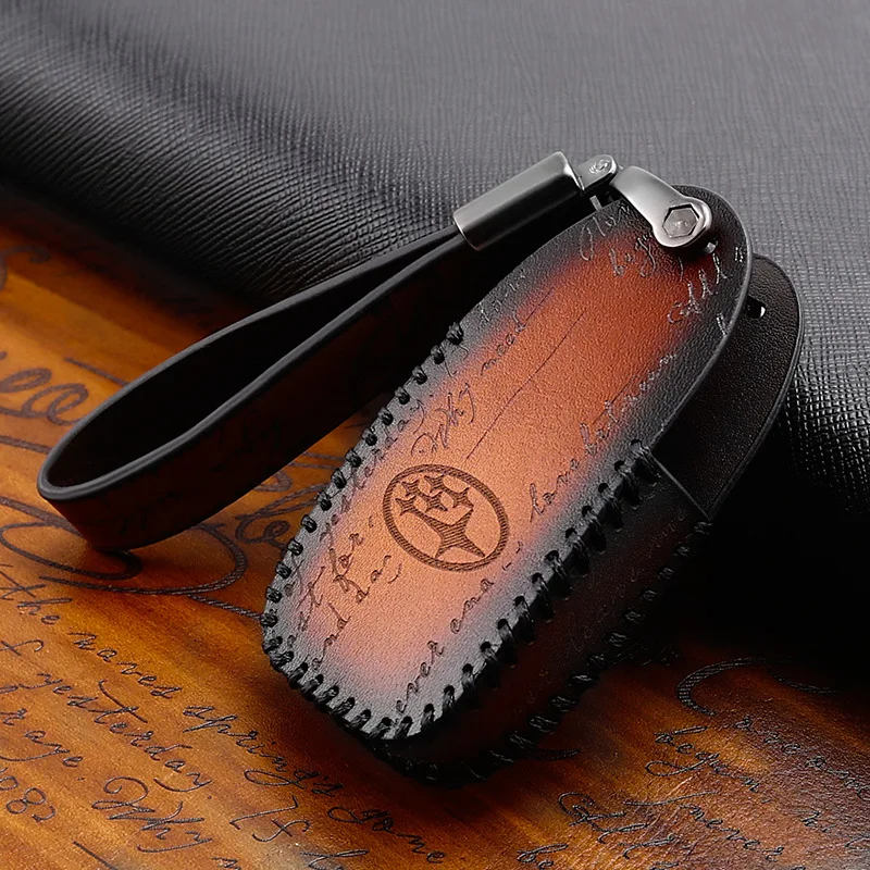 Чехол для ключей из натуральной кожи автомобильный аксессуар Subaru XV Legacy Outback Forester