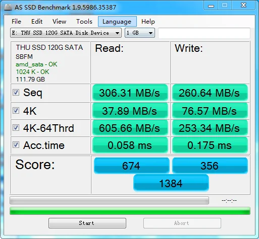 THU SSD диск HDD 2," SATA3 SSD 120GB SATA III 7 мм Внутренний твердотельный накопитель для настольных ПК