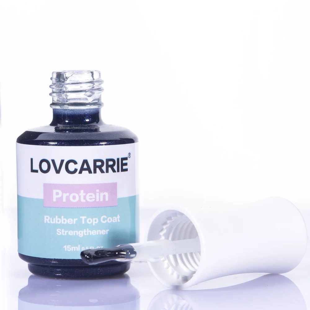 LOVCARRIE новый гель для ногтей резиновое верхнее покрытие 15 мл УФ-гель Блестящий