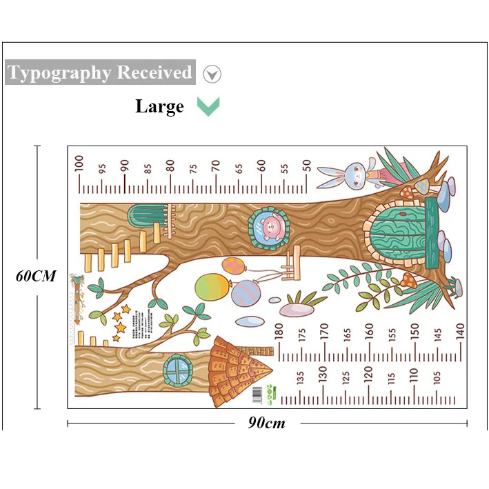 Самоклеящаяся Настенная Наклейка с изображением животных деревьев кроликов для