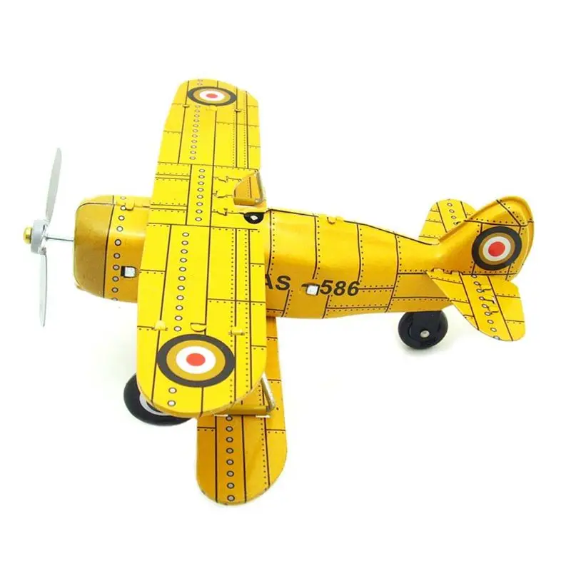

Vintage Mini Airplane Retro Metal Decorative Aircraft Model Handicraft Models Photo Props