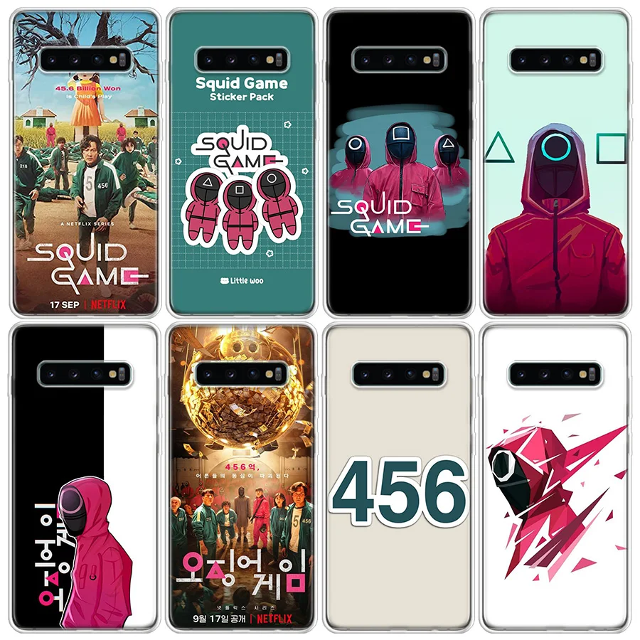 

Squid game Phone Case For Samsung Galaxy Note 20 Ultra 10 Lite 9 8 A10 A20 A30 A40 A50 A70 A9 A8 Plus A7 A6 A80 A90 Cover Case