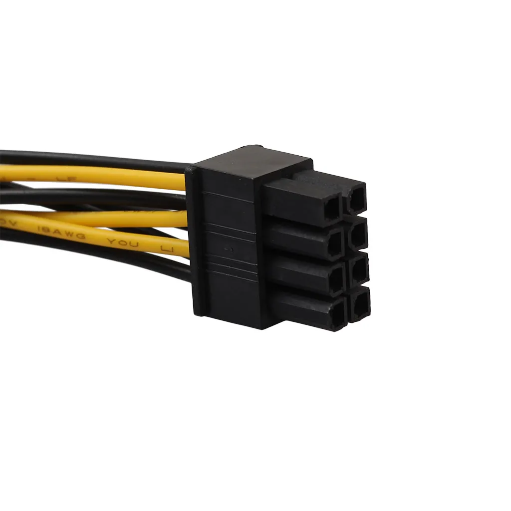 Двойной Molex 4 Pin к 8 PCI E Экспресс конвертер адаптер кабель питания 18 см привод