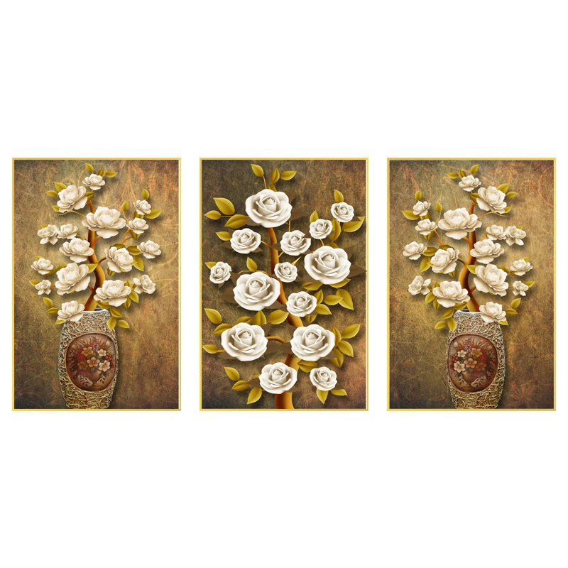 Настенный плакат в скандинавском стиле с изображением цветов и растений