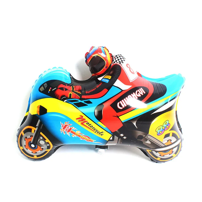 Новая мультяшная модель шлема мотоцикла алюминиевый воздушный шар детские