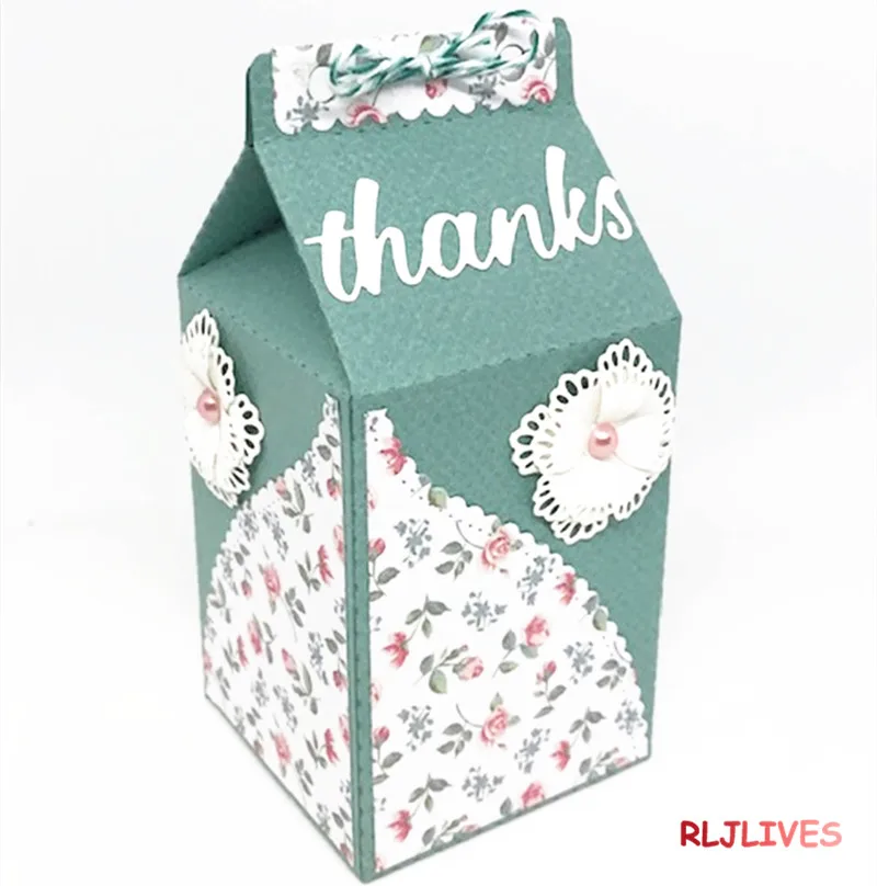 Молочная коробка металлические Вырубные штампы трафареты для рукоделия