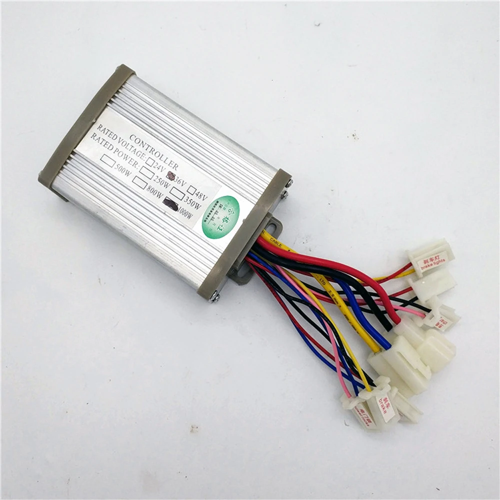 1000W 24V 36V 48V контроллер для электрического велосипеда почищенный щеткой DC Байк
