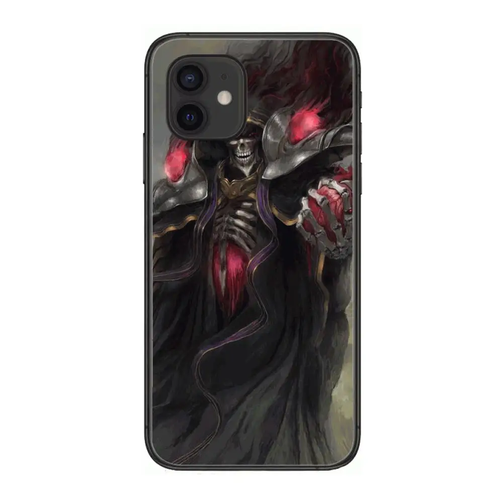 

Fashion albedo overlord Style Phone Case cover For iphone 12 pro max 11 8 7 6 s XR PLUS X XS SE 2020 mini black cell shell
