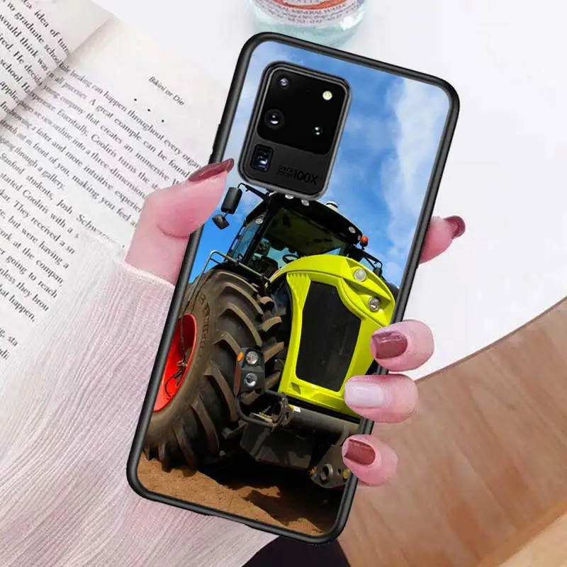 

Farm Vehicle Tractor for Samsung S20 FE Ultra Plus A91 A81 A71 A51 A41 A31 A21 A11 A72 A52 A12 Soft Black Phone Case
