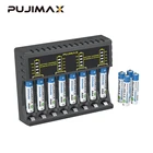 Аккумуляторная батарея PUJIMAX 2022, 1,2 в, AA AAA, смарт-дисплей с USB-кабелем для игрушечного электрического оборудования