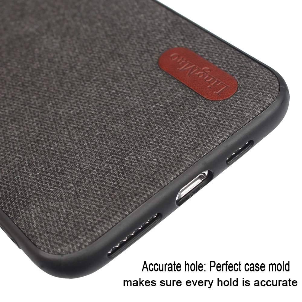 Роскошный мягкий чехол из ТПУ с тканевой текстурой для iPhone X XS XR Xs Max защитный