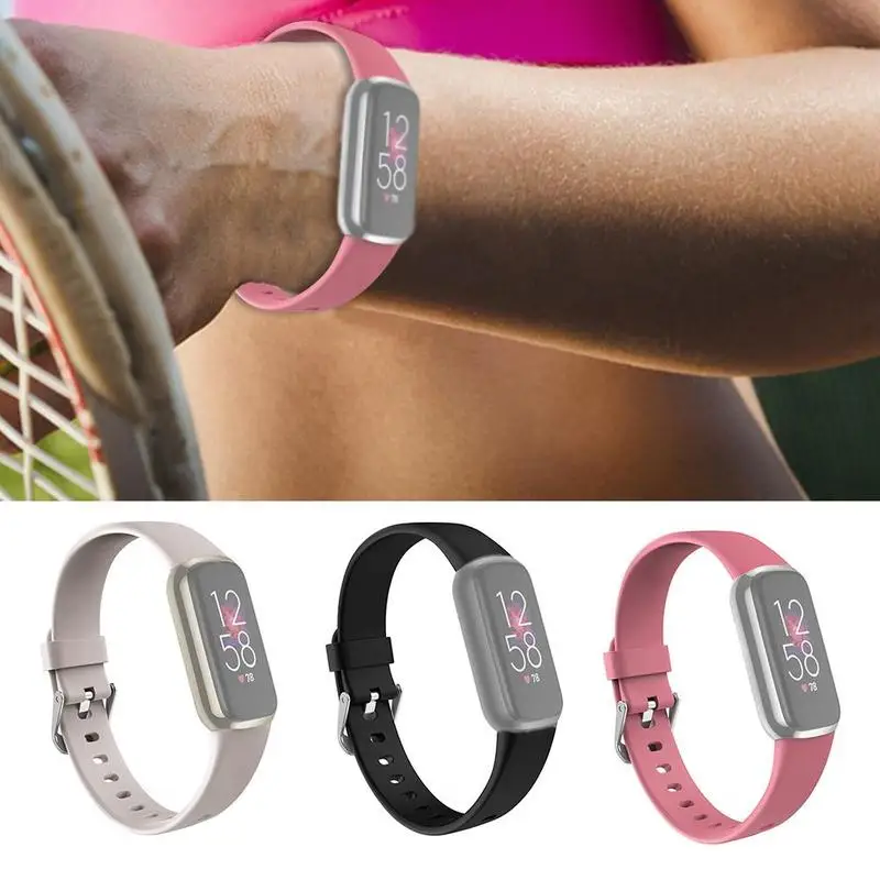 

Мягкий силиконовый ремешок для спортивных смарт-часов Fitbit Luxe, сменный ремешок с петлей для браслета Fitbit Luxe