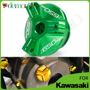 2022 NEW M20*2.5 Aluminum Oil Filter Cup Engine Plug Cover For Kawasaki Z650RS 2021 Z 650 RS Z650 650RS