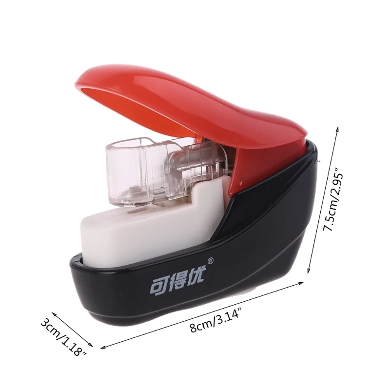 

No Staples Nail Free Stapler Mini Cute Paper Book Binding Stapling Machine Stapleless Staplers Stationery Office Supplies