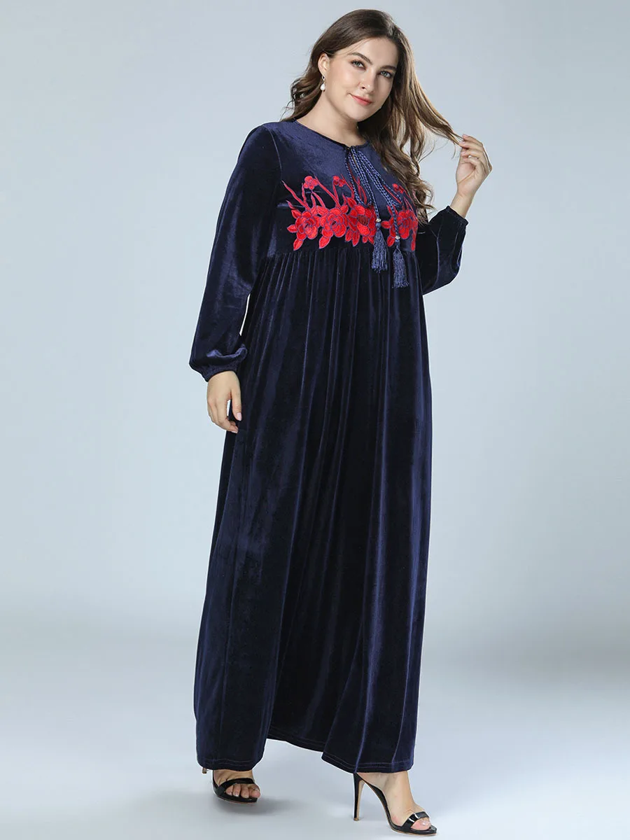 Марокканский кафтан Shake вышивка абайя для женщин корейский длинный участок