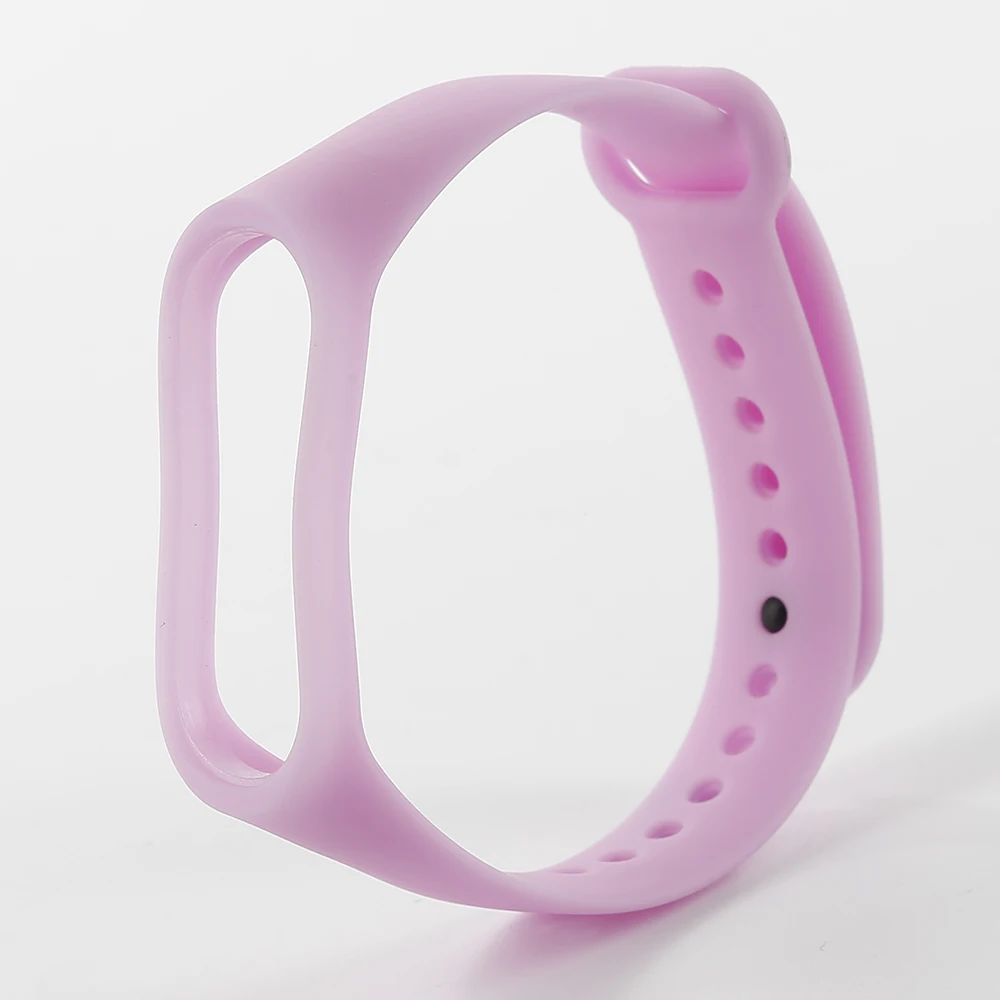 Luminous light purpl Ремешок на запястье для mi Band 3, сменный спортивный силиконовый ремешок для наручных часов, ремешок для браслета, аксессуары, смарт-ремешок для Xiaomi mi, 3 ремешка - Цвет: Luminous light purpl