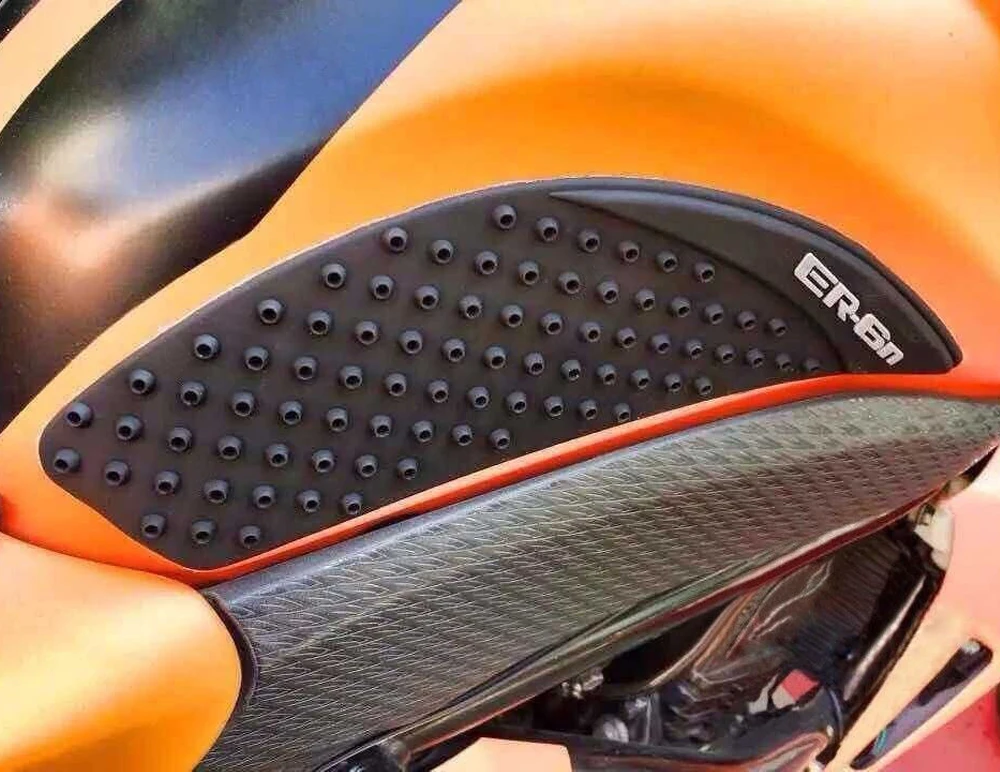 

For Kawasaki ER-6N ER6N ER 6N 2006-2015 Motorcycle Anti slip Tank Pad 3M Side Gas Knee Grip Traction Pads Protector Sticker