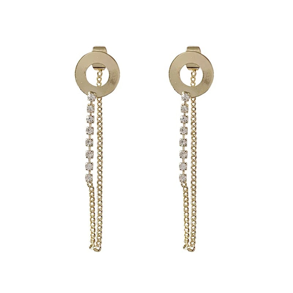 

Geometry Earrings Contracted Fashion Personality Creative Design Circular Stud Earrings Woman's temperament Fine Jewelry