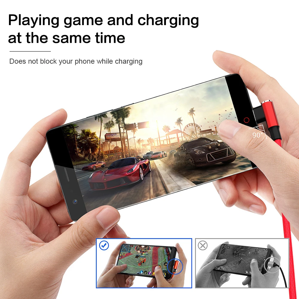 Micro USB кабель 3A быстрое зарядное устройство USB шнур Suntaiho 90 градусов локоть нейлоновая оплетка usb type c кабель для huawei Xiaomi samsung Honor