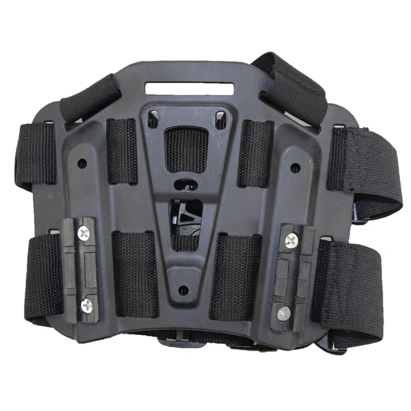 Black Тактический страйкбол падение ноги кобура Платформа-адаптер шестерни для Glock 17 M9 HK USP P226 бедра кобуры Военные Аксессуары для охоты - Цвет: Black