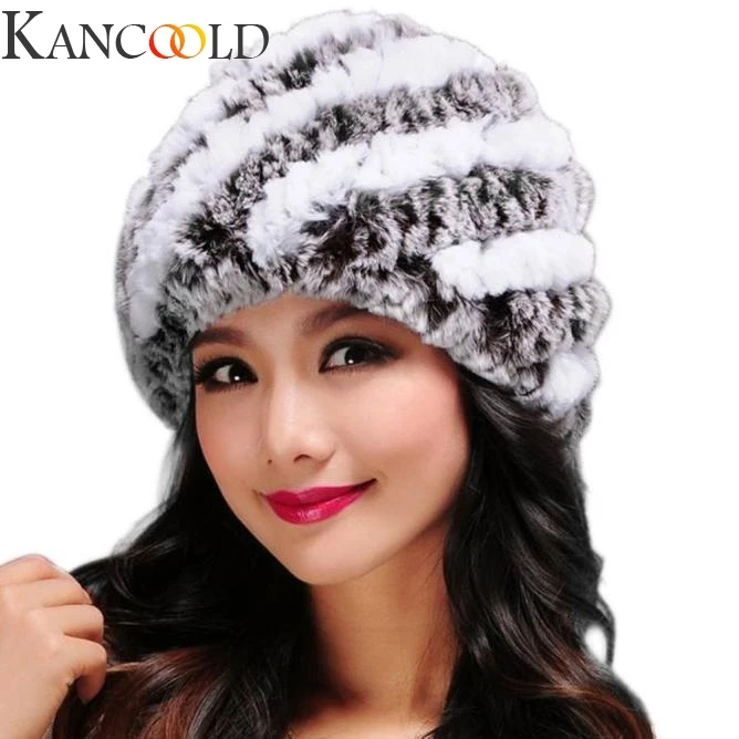 KANCOOLD, 1 шт., шапка, новая, флисовая, Вязанная, шерстяная, теплая, зимняя, толстая, мягкая, эластичная, шапка для женщин, модная, удобная, шапочка