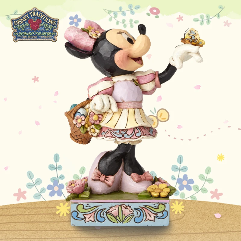Enesco Disney минни корзина цветов экшн фигурки модели игрушки|Игровые и трансформеры|