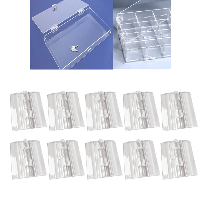 10 шт. прозрачные пластиковые быстросъемные дверные петли | Обустройство дома