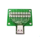 5 шт., двусторонний штыревой разъем для пайки, USB 3,1