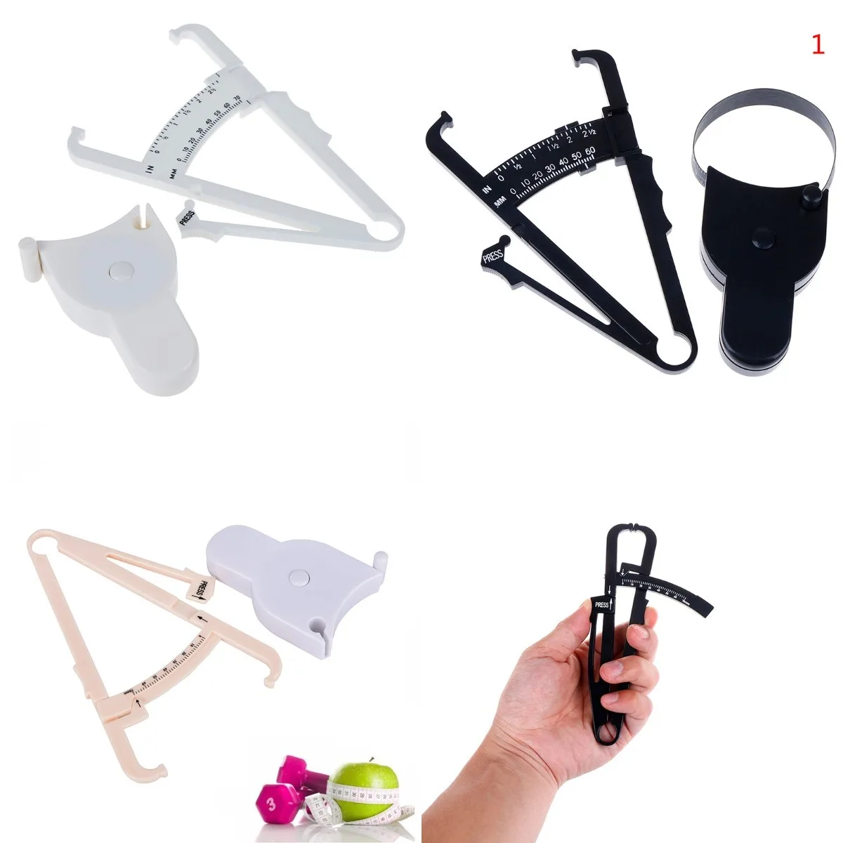 1/2 шт. Портативный Фитнес ингибитор ПВХ тело штангенциркуль для - Цена: 108,55 - 263,08 руб.