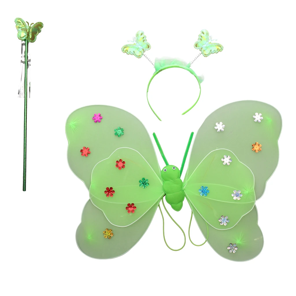 3 шт. Детская повязка на голову с бабочкой| |