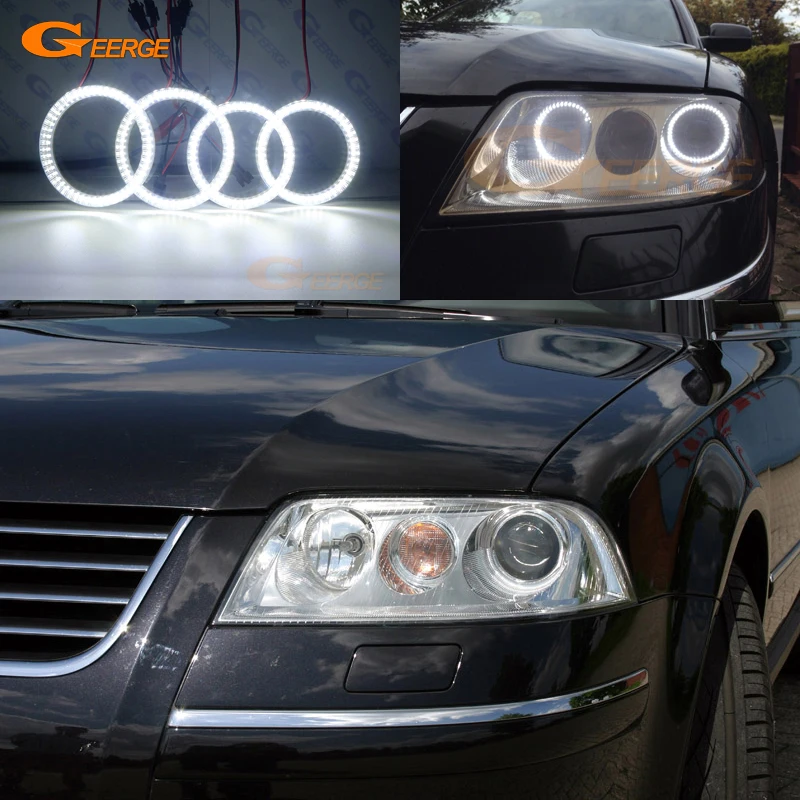 Для Volkswagen VW Passat Facelift B5.5 2001 2002 2003 2004 2005 ультра яркий SMD СВЕТОДИОДНЫЙ ангельские