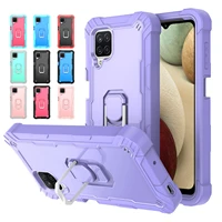 for samsung galaxy a12 a32 a52 a72 s20 fe 5g shockproof hybrid silicone stand bumper armor hard phone case heavy duty cover