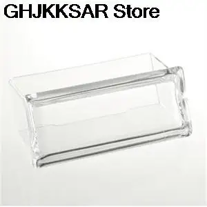 New 1pcs Clear Desk Shelf Box storage Display Stand Acrylic Plastic transparent Desktop Business Card Holder | Дом и сад