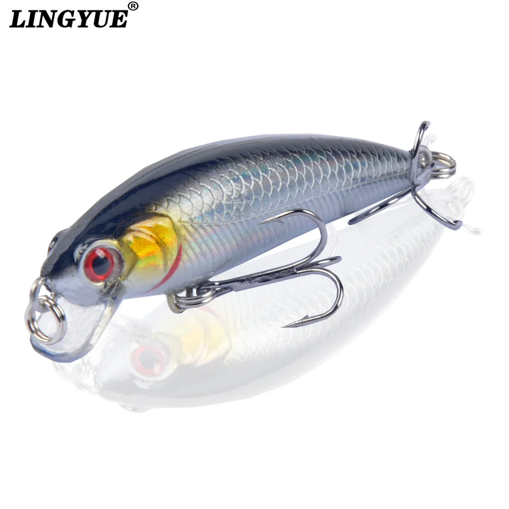 LINGYUE плавающая рыболовная приманка гольян с магнитом Syetem для длинной рыбалки 6 см