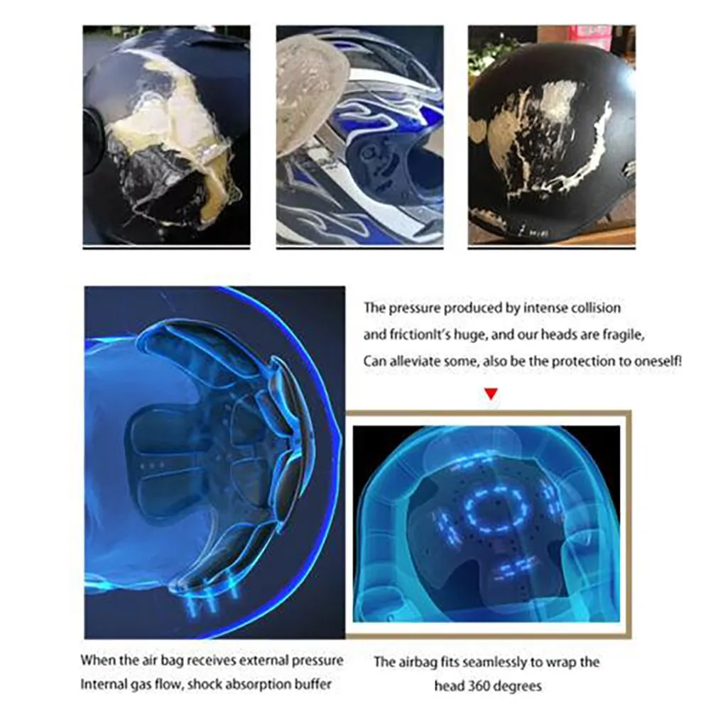 

1pcs Helmet Liner Cushion Breathable Pressure Decompression Motorcycle Pad Protection Riding Head Soft Comfortable