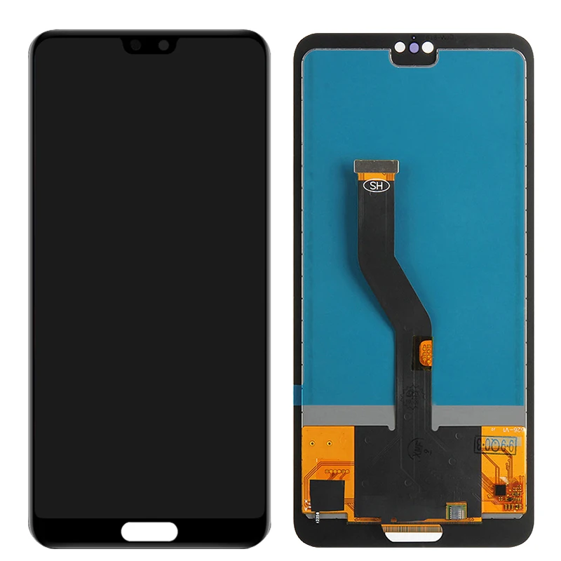 TFT дисплей для Huawei P20 Pro ЖК с рамкой и сенсорным экраном в сборе 5 9 дюйма зеркальная