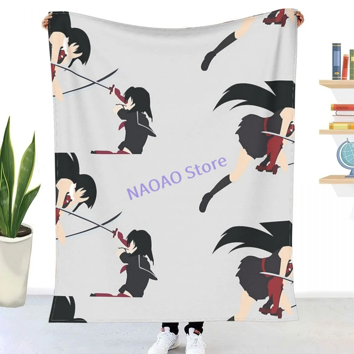 Akame And Kurome Fight Ga Kill минимальное одеяло простыни на кровать диван декоративные