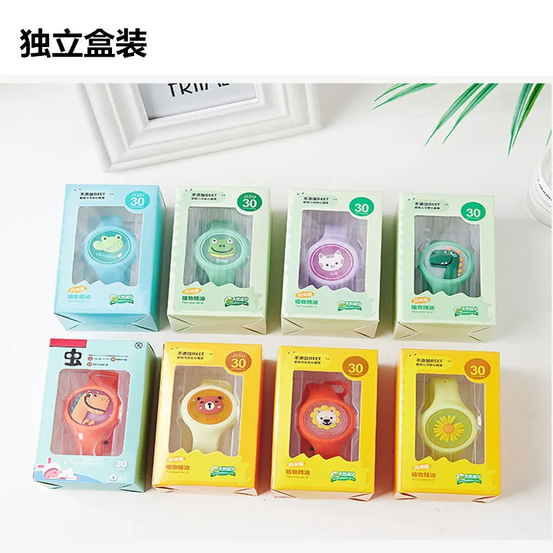 

Stall Supply of Goods Shining Mosquito Repellent Bracelet Night Light Watch Electronic Lighting Mosquito Patch Kids' Watch Carto