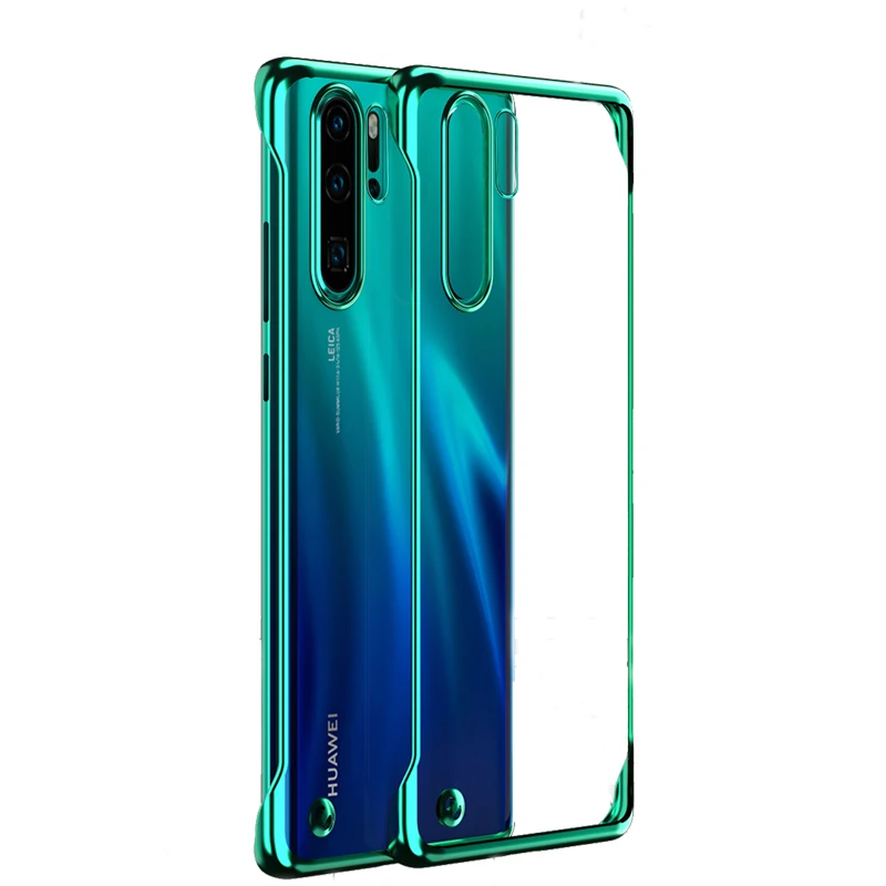 Бескаркасный Прозрачный чехол для телефона Samsung Galaxy Note 10 Pro S9 Plus S10 A50 A70 A30S A20 A30 A10 M10