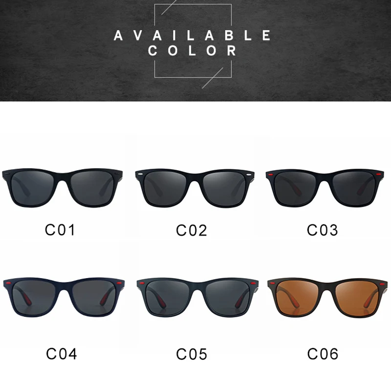 Мужские и женские классические ретро-очки DEARMILIU поляризационные солнцезащитные