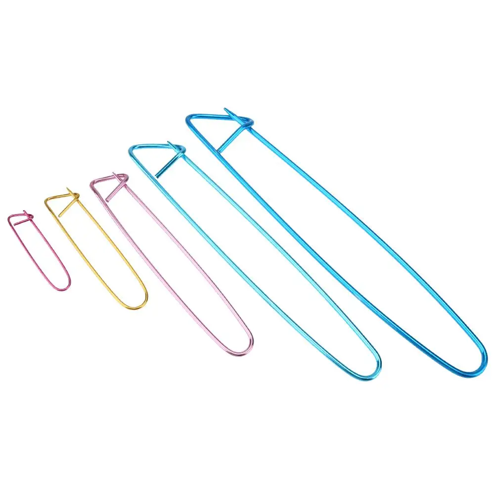 5 шт. вязаные держатели из алюминиевого сплава маркеры игл крючок для вязания