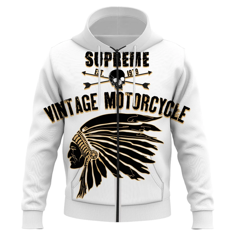 

3D Print Primitive tribe zipper Hoodie Men Women Unisex Sweatshirt Autumn Cool High Quality Street Fashion Clothes lounge wear