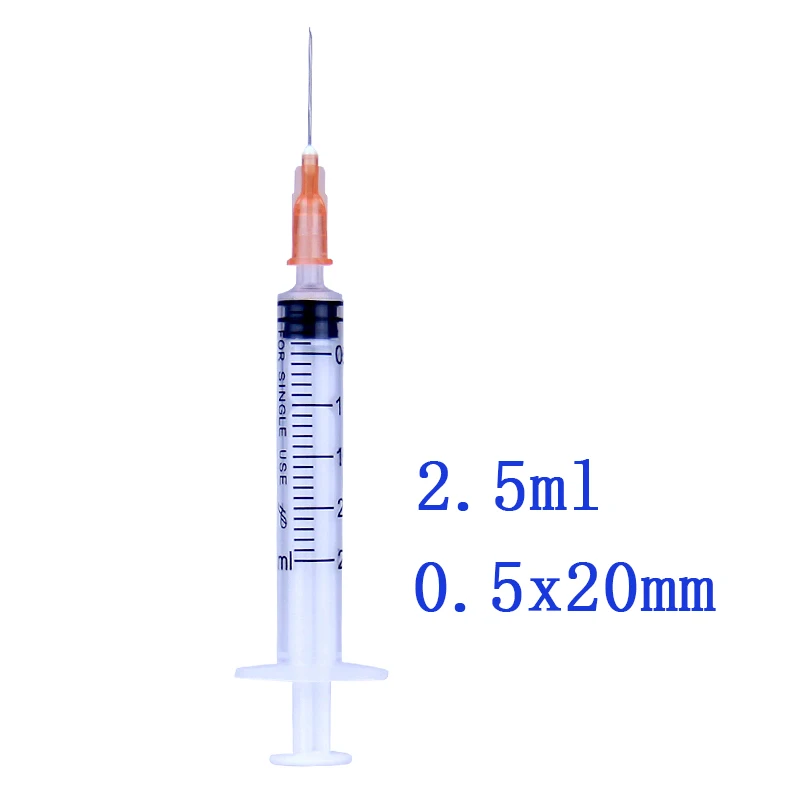 Для выведения токсинов 40 шт 2 5 ml одноразовые Пластик ветеринарный шприц с иглы