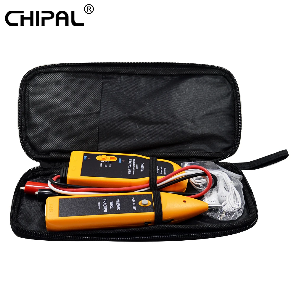 CHIPAL WH806C сетевой кабель Lan тестер телефонный провод трекер для Cat5 Cat6 RJ45 RJ11 шнур диагностический тон сетевой инструмент