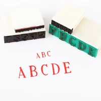 larger adjustable removable movable seal stamp printed by hand english letters combination a z plastic stamped clearly 1 set