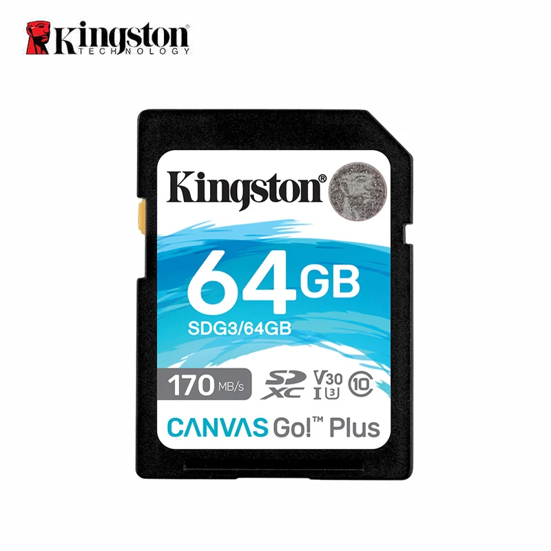 Флеш карта памяти Kingston SD 128 ГБ 64 32 256 класс 10 uhs i U3 4K 512 для зеркальных камер