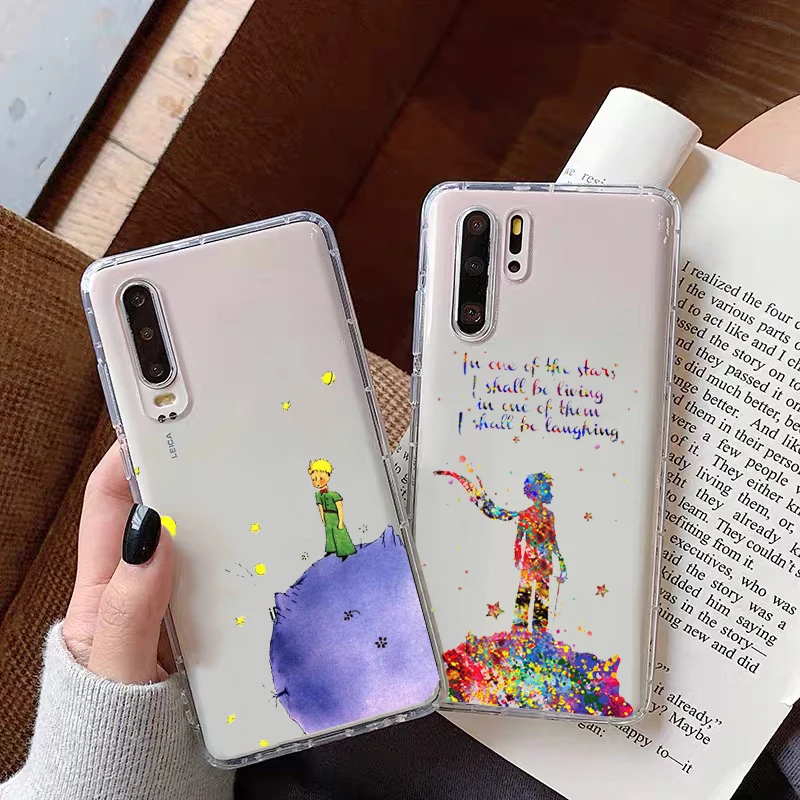 Мягкий силиконовый чехол для телефона из ТПУ с рисунком Маленького принца земли