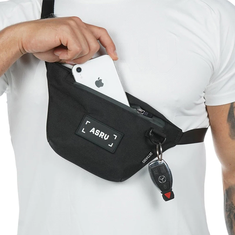 Водонепроницаемая поясная сумка для мужчин функциональная уличная нагрудная