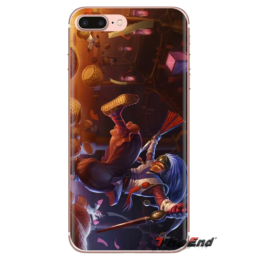 Для iPhone XS Max XR X 4 4s 5 5S 5C SE 6 6S 7 8 Plus samsung Galaxy J1 J3 J5 J7 A3 A5 чехлы для телефонов Janna Shaco League of