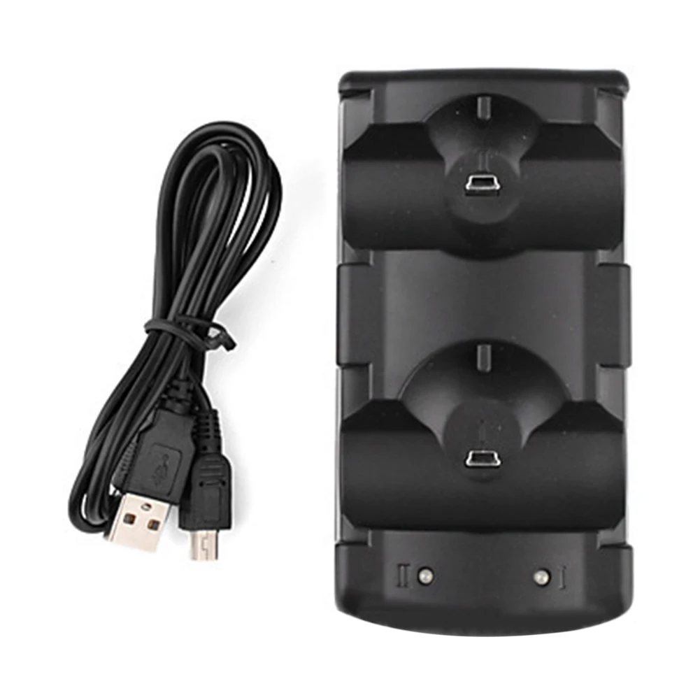 Двойное зарядное устройство USB с двойной зарядкой док-станция зарядное устройство для PlayStation 3 для контроллера Sony для PS3 и навигации при пере...